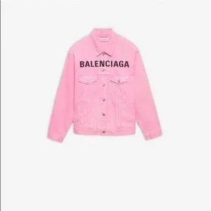 VIP【関税送料無料】希少 BALENCIAGA PINK COTTON DENIM JACKET s_wp_620bfe5da4de41822064eca4.webp